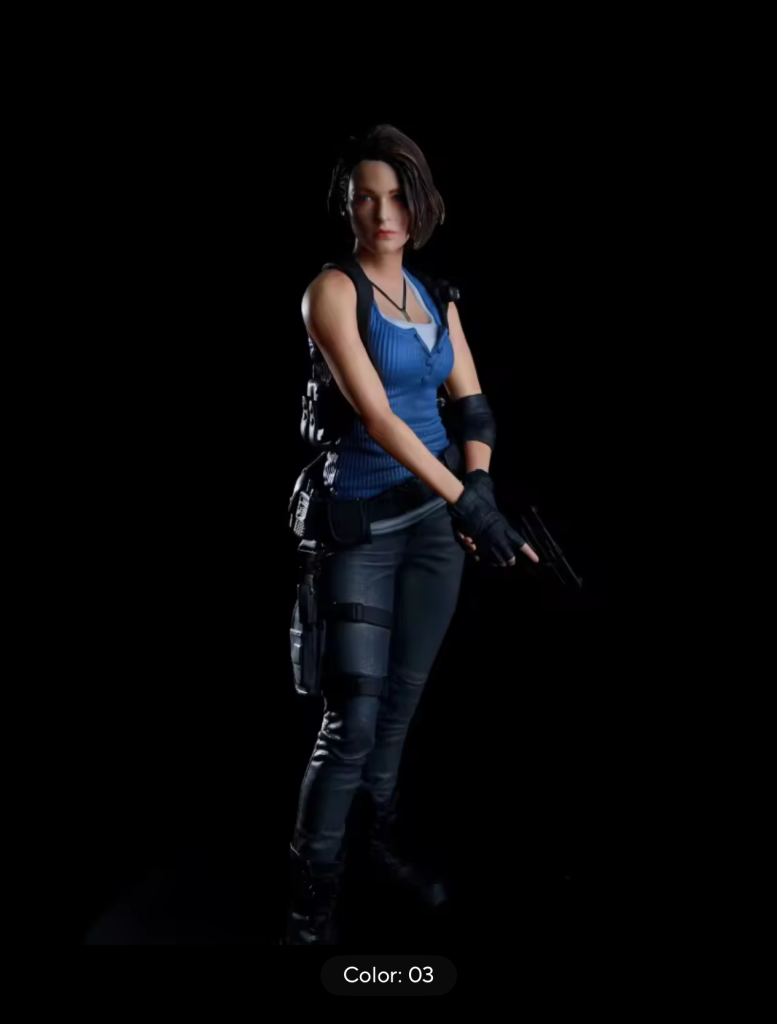 اکشن فیگور جیل ولنتاین – Resident Evil jill Valentine Action Figure