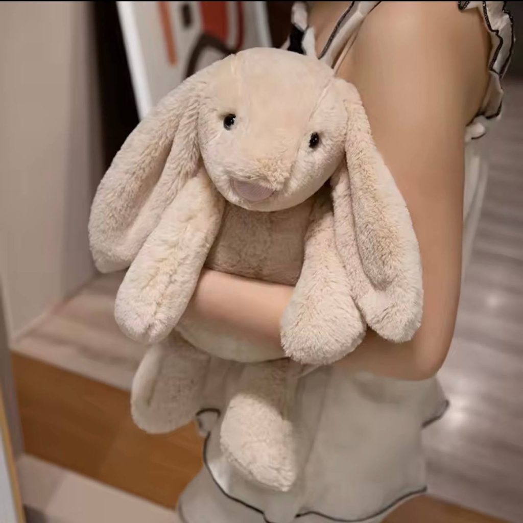 عروسک خرگوش جلی کت وارداتی 35 سانت