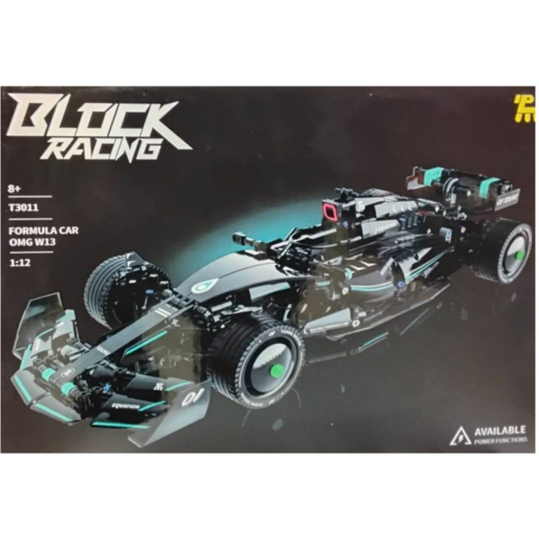 لگو ماشین فرمول یک مرسدس بنز AMG W13 Block Racing سری تکنیک مدل T3011