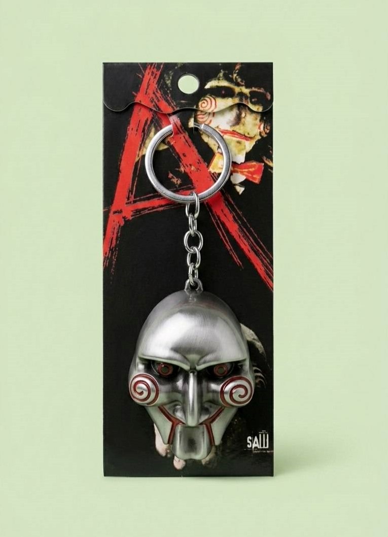 جاکلیدی فلزی برجسته شخصیت اره Jigsaw رنگ خاکستری
