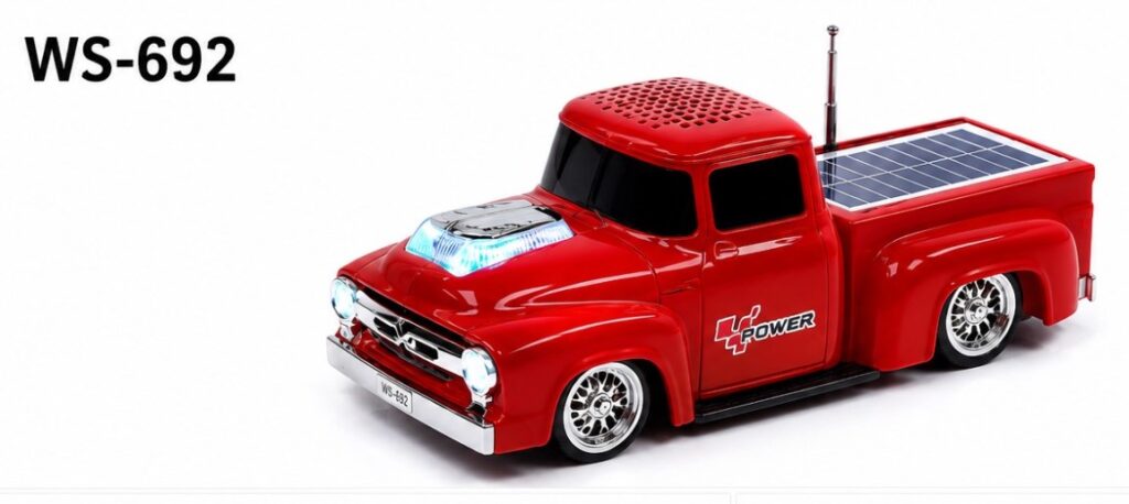 اسپیکر بلوتوثی ماشین فورد Ford F-100 کلاسیک وستر WS-692| قدرت صدا در قالب نوستالژی