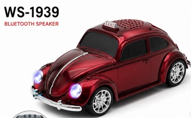 اسپیکر بلوتوثی ماشین فلوکس بیتل کلاسیک وستر WS-1939| قدرت صدا در قالب نوستالژی