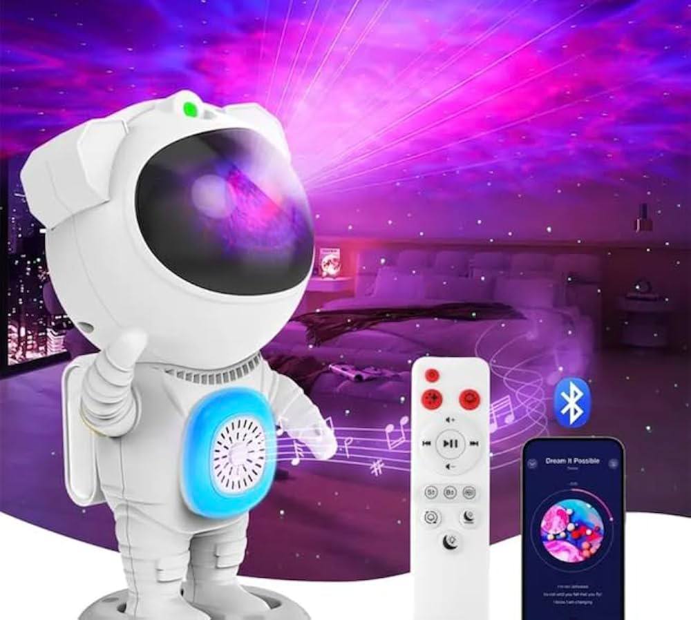 چراغ خواب پروژکتوری طرح فضانورد (Astronaut Starry Sky Projector)