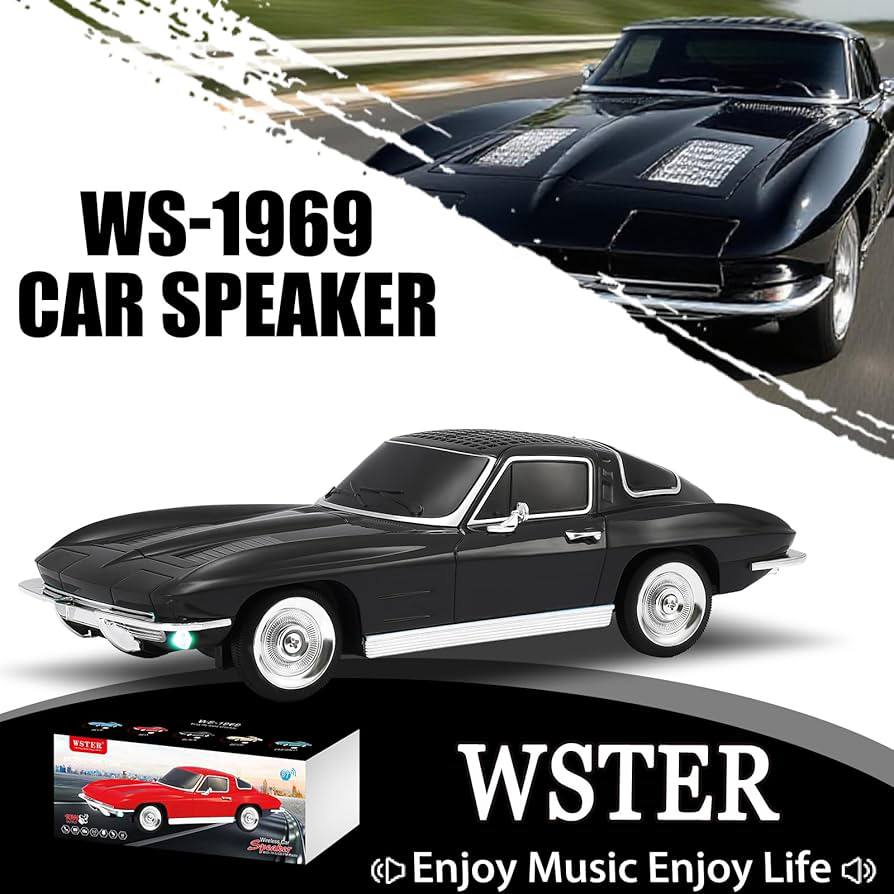 اسپیکر طرح ماشین شورلت WSTER مدل WS-1969