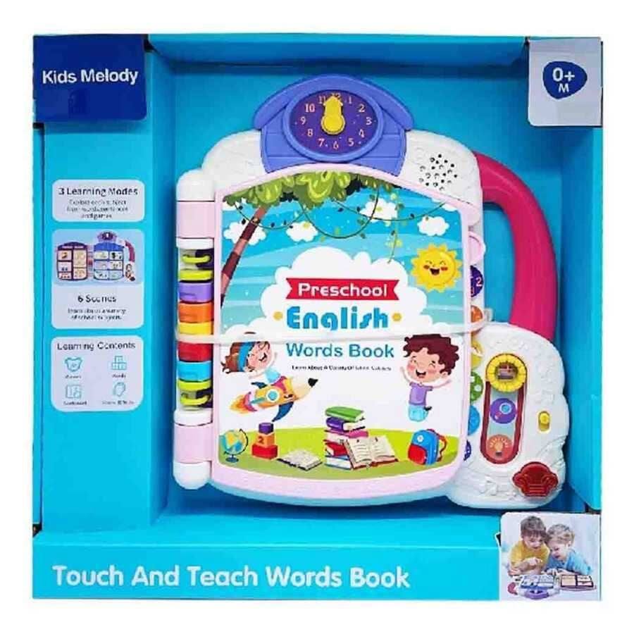 کتاب آموزشی کودک مدل Touch And Teach Words Book