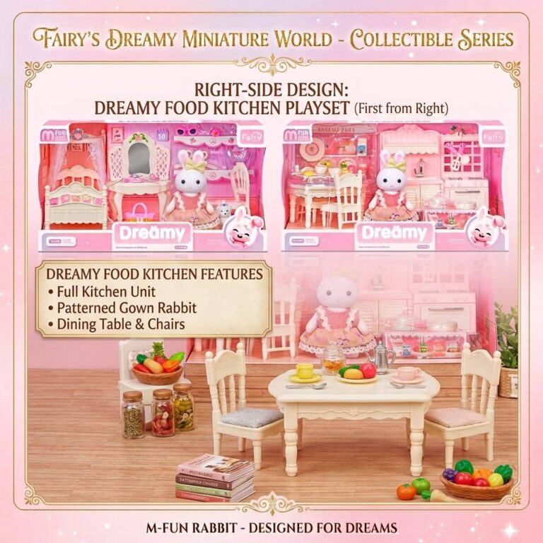 اسباب بازی خانواده خرگوش آشپزخانه مدل Dreamy Food Kitchen
