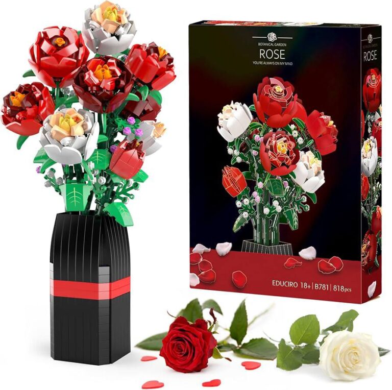 لگو گل رز با گلدان – 818 تکه | Botanical Garden Rose