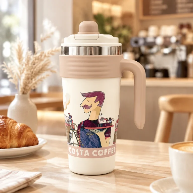 تامبلر و فلاسک دسته‌دار کاستا کافی (Costa Coffee)